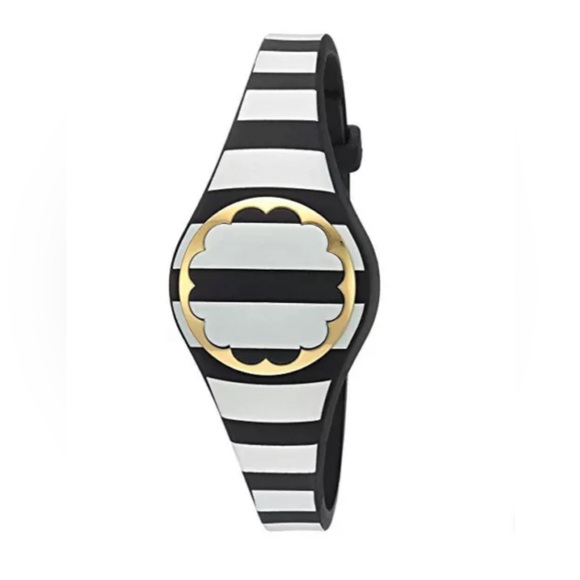 Kate Spade activity tracker NWT black and white stripe - Picture 3 of 12